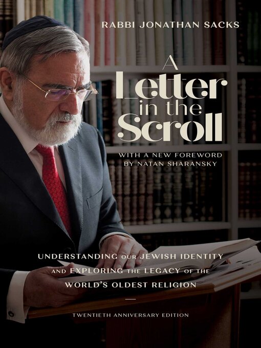 Title details for A Letter in the Scroll by Rabbi Jonathan Sacks - Wait list